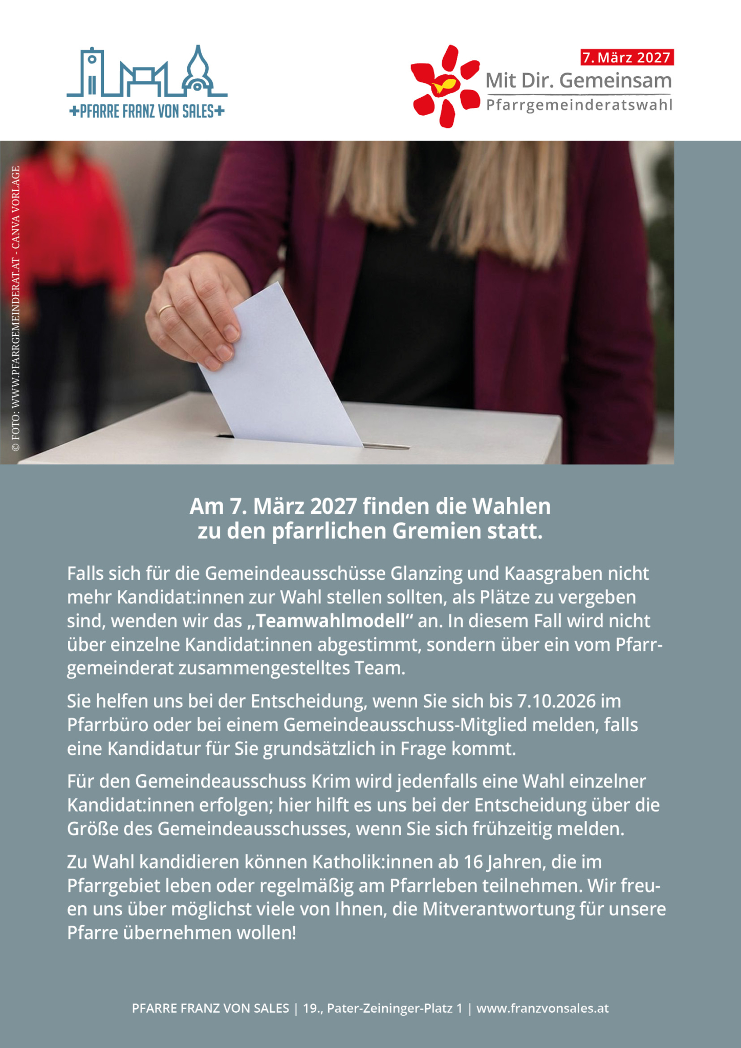PGR Teamwahlmodell